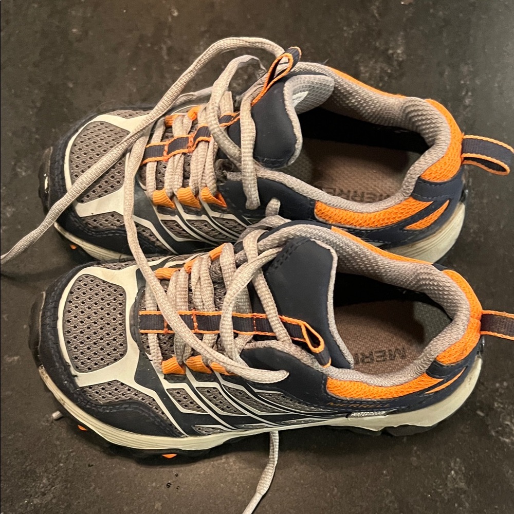 Merrell Kids' Blue and Orange Athletic Sneakers